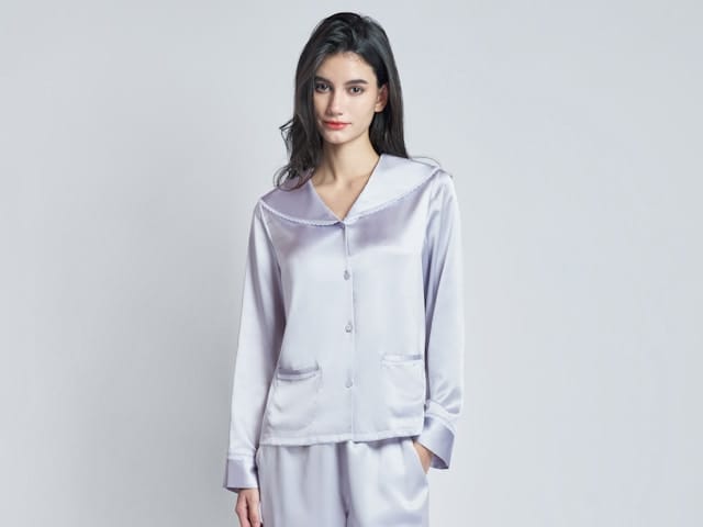 Soft sleepwear fabric close-up
